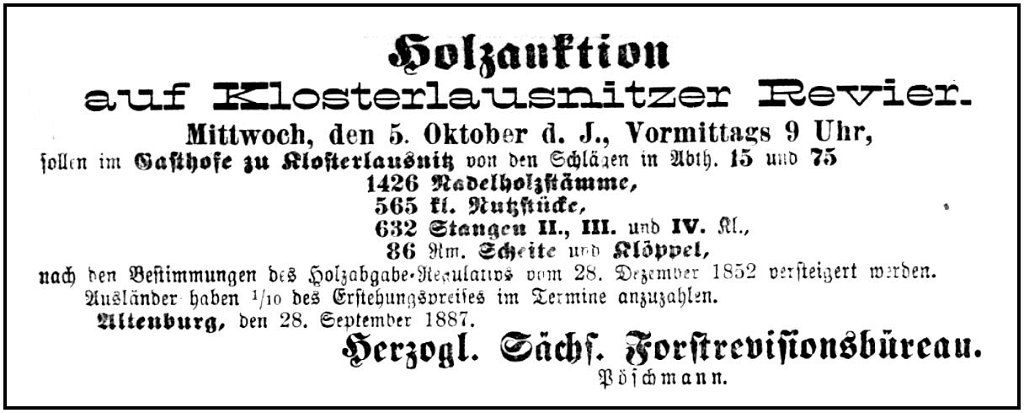 1887-09-28 Kl Holzauktion